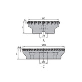 Face milling FMD02 Kr: 55° FMD02-080/100/125/160/250/315/-A27/B32/B40/C60-HN09-08/10/14/18/22 - Makotools Industrial Supply Tools for Metal Cutting